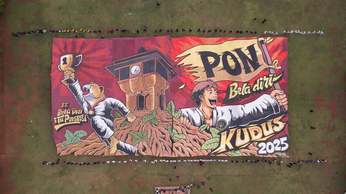 Megahnya Tifo PON Bela Diri Kudus 2025 Kisah di Balik Layar Terungkap