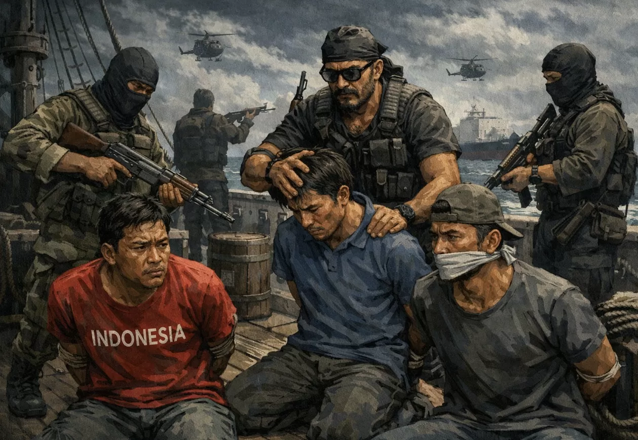 WNI Disandera Bajak Laut Gabon: Pengamat Desak Diplomasi Maritim Kuat 4 WNI Disandera Bajak Laut Gabon: Pengamat Desak Diplomasi Maritim Kuat