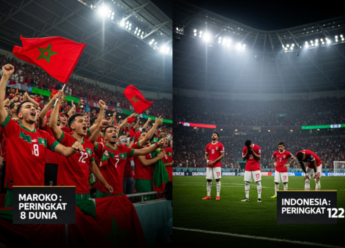 Peringkat FIFA Terbaru: Maroko Tembus 8 Besar Dunia, Indonesia Masih Tertahan di Posisi 122
