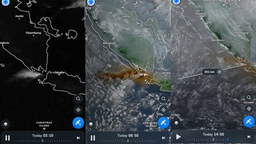 Erupsi Anak Krakatau Tembus Tropopause, Awan Membentang 851 KM