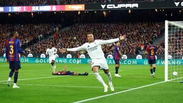 Real Madrid Tekuk Barcelona 2-1 di El Clasico, Mbappe Cetak Dua Gol