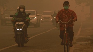 Hujan Turun di Kalimantan, Kabut Asap Karhutla Mulai Menipis
