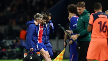 Kvaratskhelia Cedera ACL Saat PSG Lawan Barcelona di Liga Champions