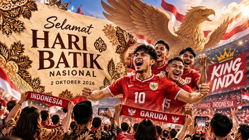 Hari Batik 2026: Warga King Indo Pamer Batik Usai Timnas Menang Besar