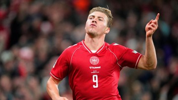 Rasmus Hojlund Selebrasi Siuuu Usai Bobol Gawang Portugal